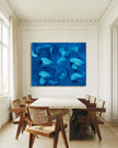 Blue Tide Abstract Art Print